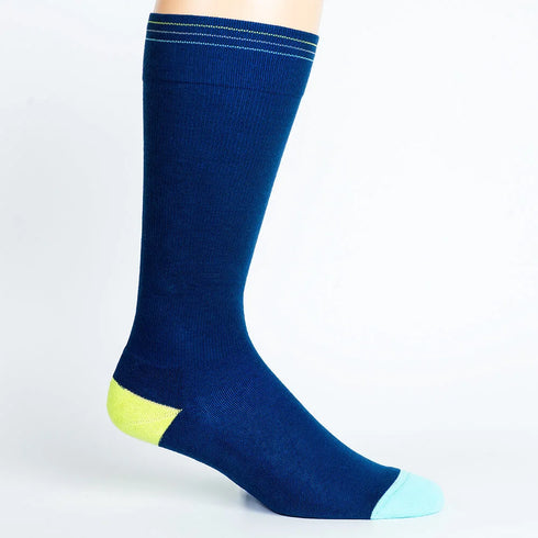 Color Block Navy - Medical Compression Socks